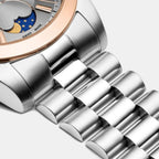 Women Quartz Silver Dial Multi-Function Stainless Steel Watch A3802.R117QF