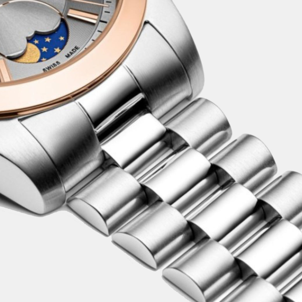 Women Quartz Grey Dial Multi-Function Stainless Steel Watch A3802.R117QF
