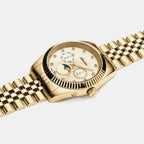 Moonphase Women Quartz Gold Dial Multi-Function Stainless Steel Watch A3809.1141QF
