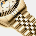 Moonphase Women Quartz Gold Dial Multi-Function Stainless Steel Watch A3809.1141QF