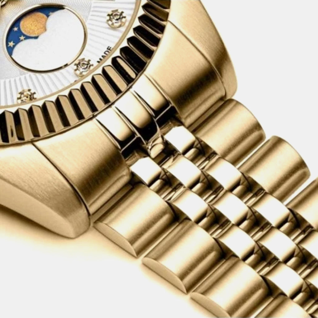 Moonphase Women Quartz Silver Dial Multi-Function Stainless Steel Watch A3809.1143QF