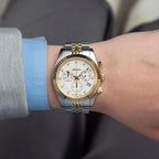 Classic Women Quartz Silver Dial Chronograph Stainless Steel Watch A3809.2143CH