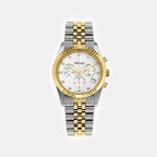 Classic Women Quartz Silver Dial Chronograph Stainless Steel Watch A3809.2143CH