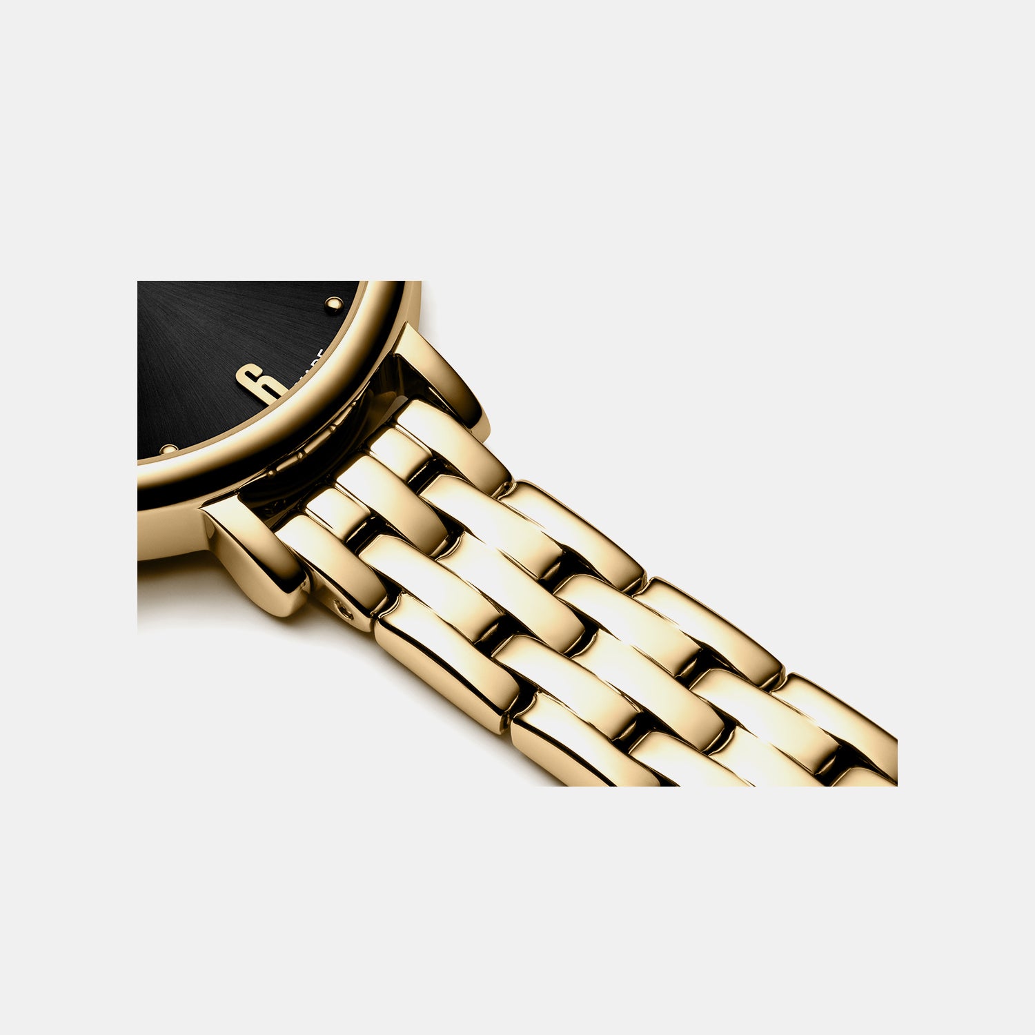 Essence Women Quartz Gun Dial Analog Stainless Steel Watch A3830.1176Q