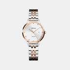 Essence Women Quartz Silver Dial Analog Stainless Steel Watch A3831.R143Q