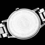 Moonphase For Her Women Quartz Grey Dial Multi-Function Stainless Steel Watch A3834.R1R7QF