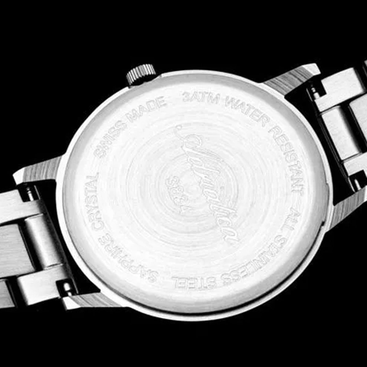 Moonphase Women Quartz Grey Dial Multi-Function Stainless Steel Watch A3834.R1R7QF