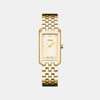 Women Quartz Champagne Dial Analog Stainless Steel Watch A3836.1111Q