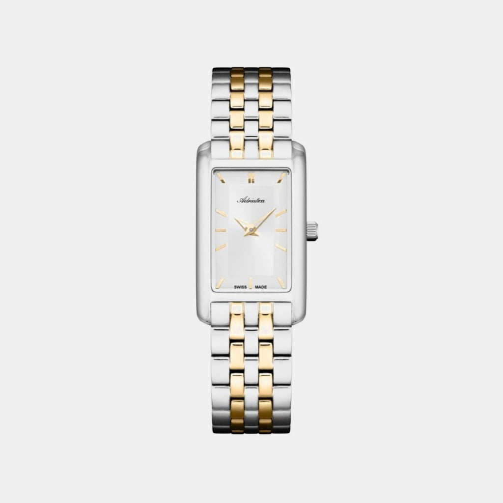 Women Quartz Silver Dial Analog Stainless Steel Watch A3836.2113Q