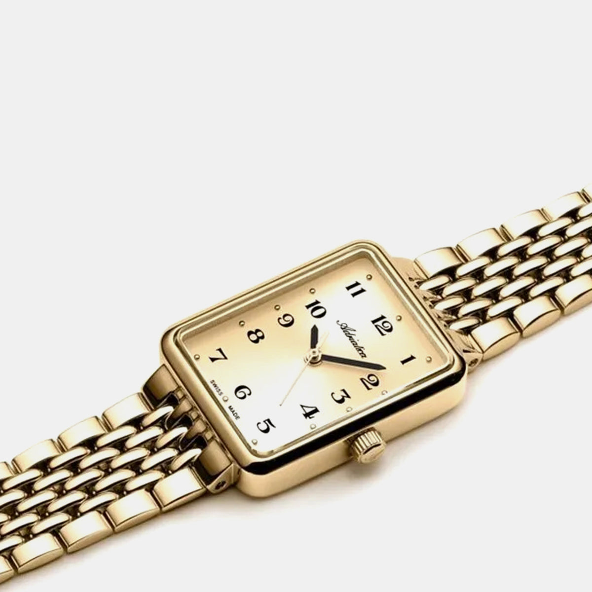 Women Quartz Gold Dial Analog Stainless Steel Watch A3844.1121Q