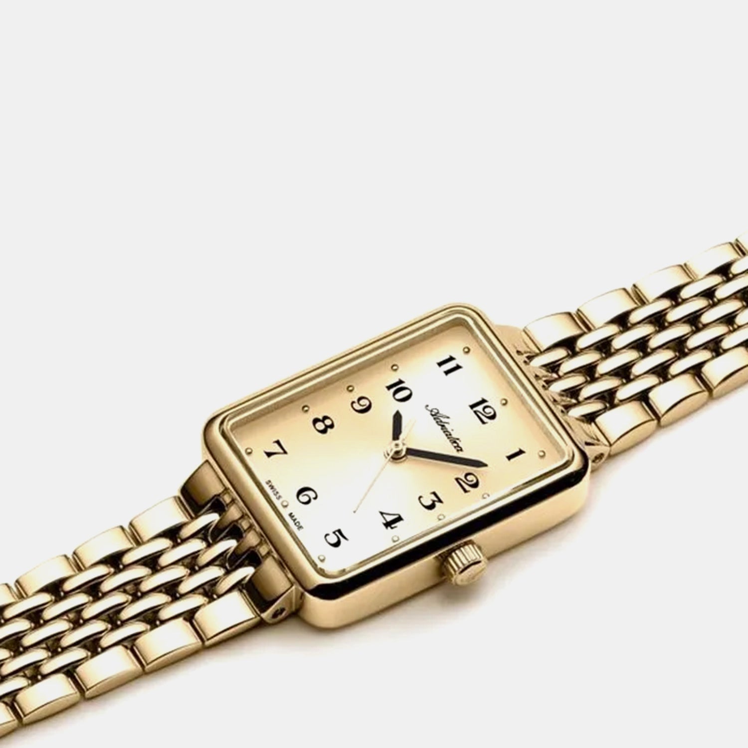 Women Quartz Gold Dial Analog Stainless Steel Watch A3844.1121Q