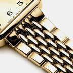 Women Quartz Gold Dial Analog Stainless Steel Watch A3844.1121Q