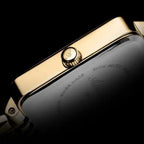 Women Quartz Gold Dial Analog Stainless Steel Watch A3844.1121Q