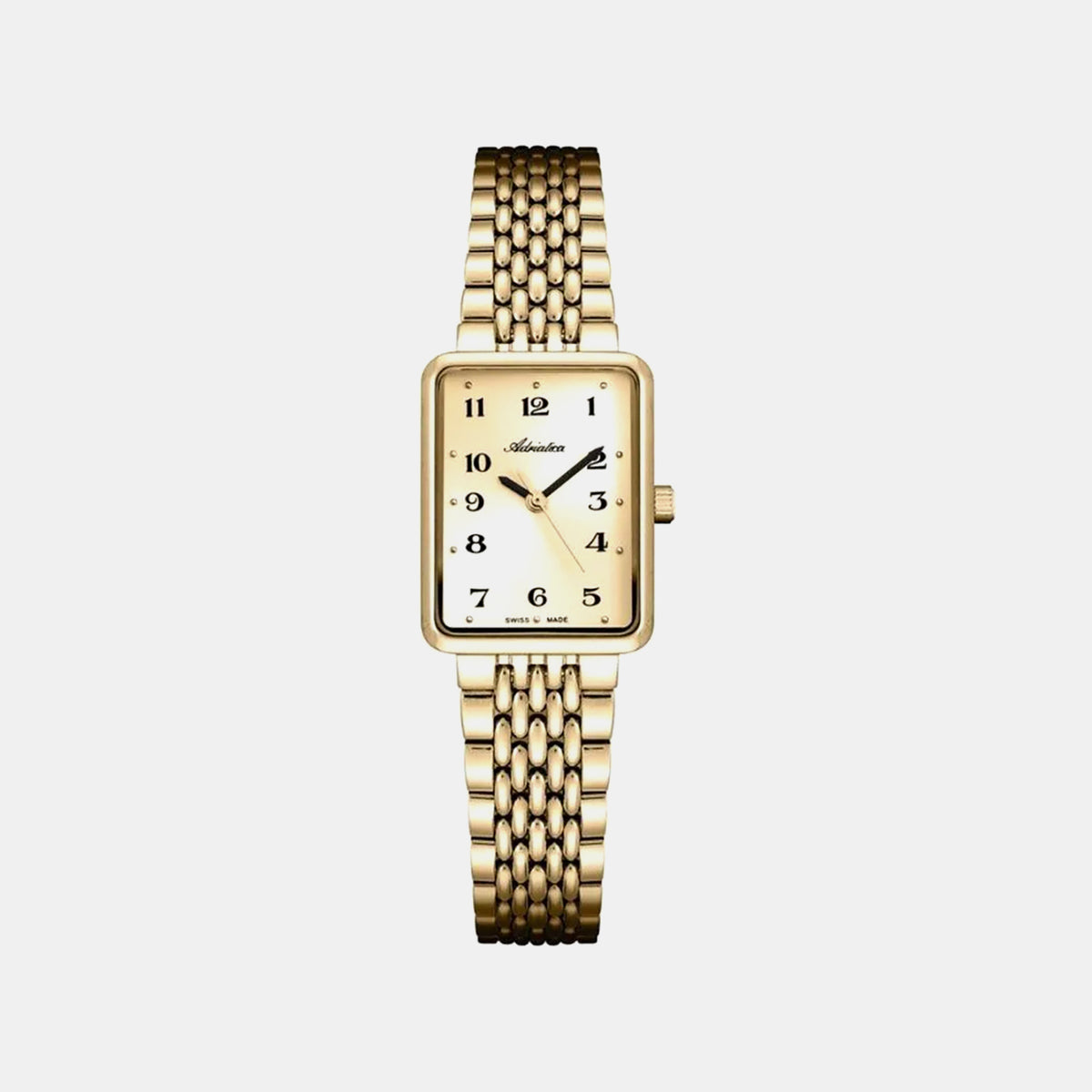 Women Quartz Gold Dial Analog Stainless Steel Watch A3844.1121Q