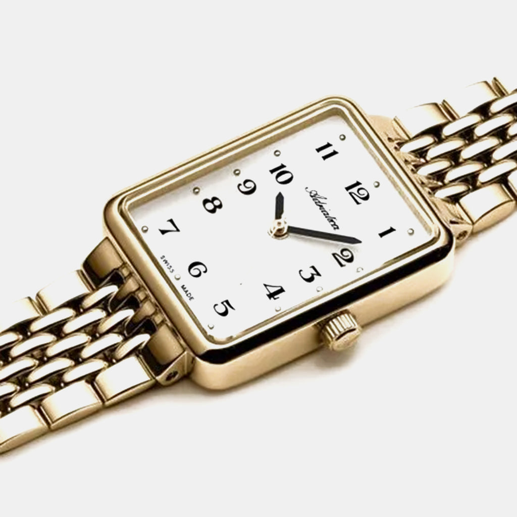 Classic Women Quartz Silver Dial Analog Stainless Steel Watch A3844.1123Q