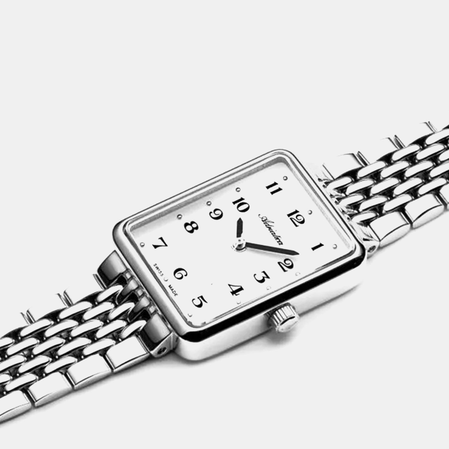 Classic Women Quartz Silver Dial Analog Stainless Steel Watch A3844.5123Q