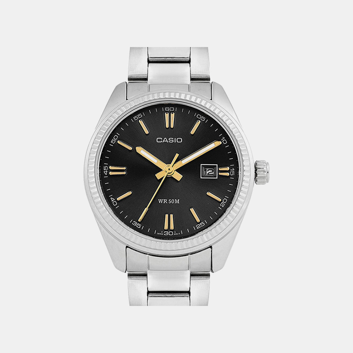 Enticer Women Quartz Black Dial Analog Stainless Steel Watch A474