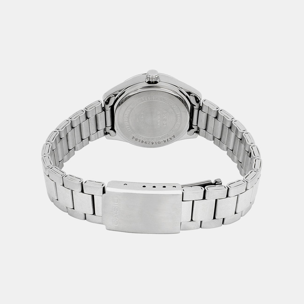 Enticer Women Quartz Black Dial Analog Stainless Steel Watch A474