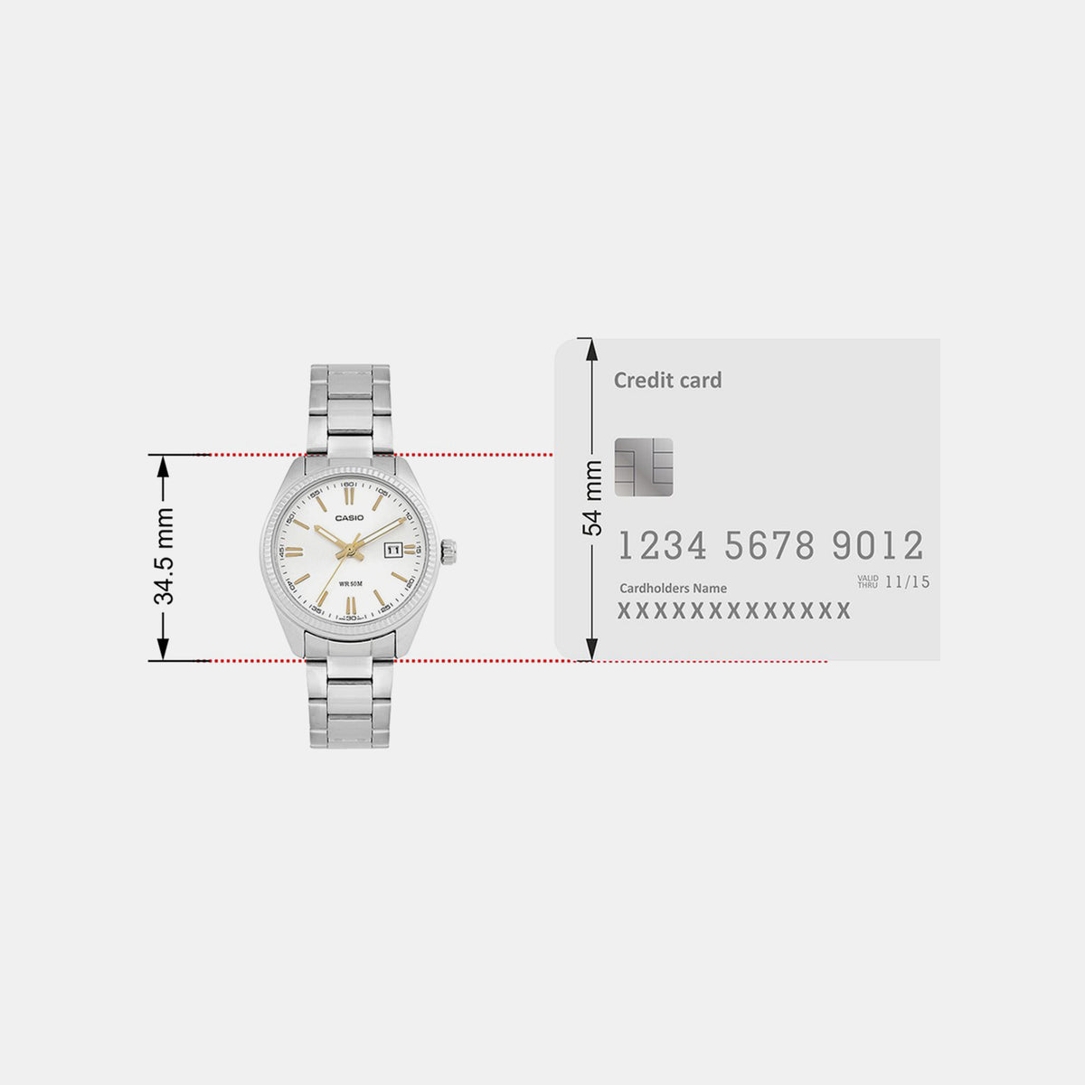 Enticer Women Quartz White Dial Analog Stainless Steel Watch A475