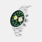 Signa Men Quartz Green Dial Chronograph Stainless Steel Watch A4B007X1