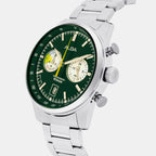 Signa Men Quartz Green Dial Chronograph Stainless Steel Watch A4B007X1