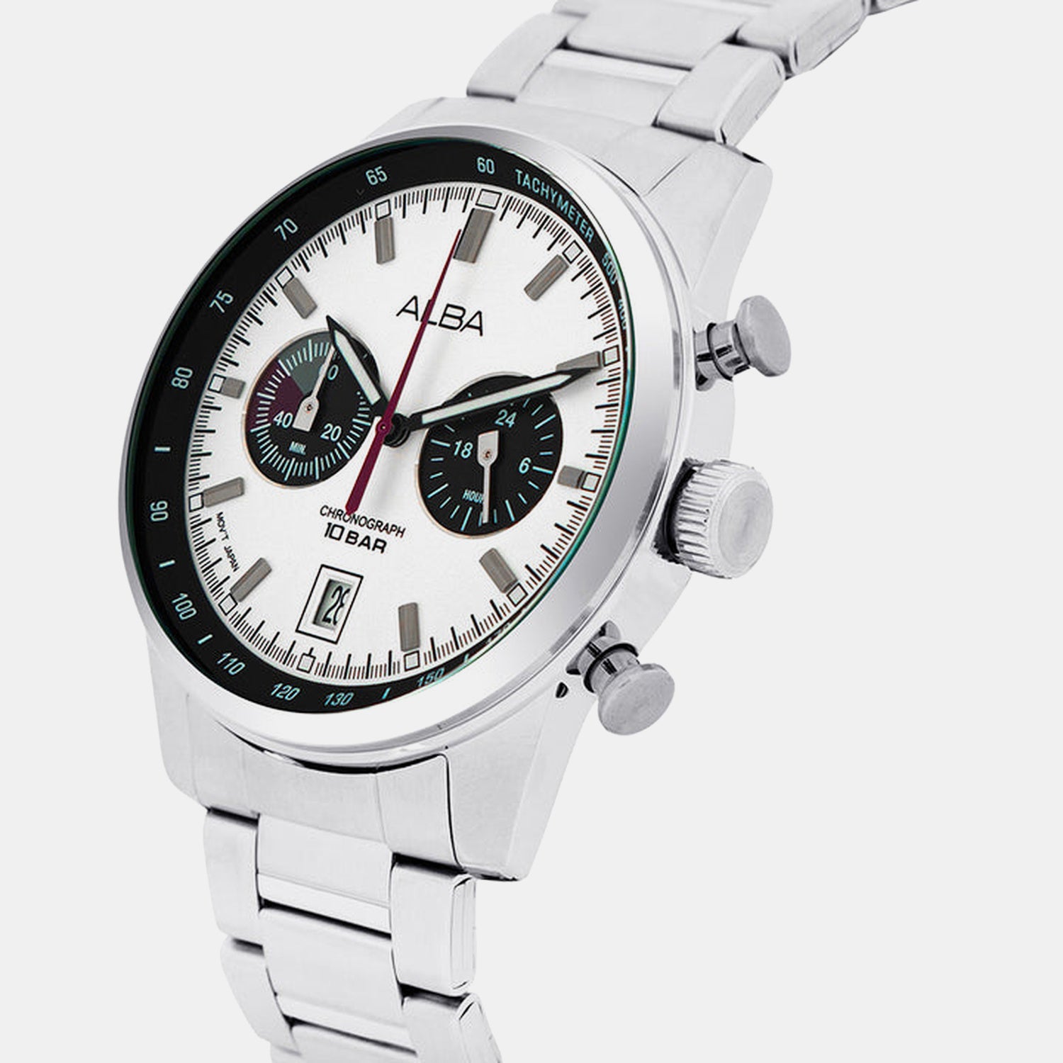 Signa Men Quartz Multicolour Dial Chronograph Stainless Steel Watch A4B009X1