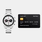 Signa Men Quartz Multicolour Dial Chronograph Stainless Steel Watch A4B009X1
