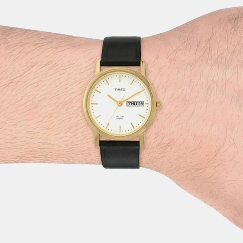 Trendline Men Quartz Dial Analog Leather Watch A500