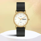 Trendline Men Quartz Dial Analog Leather Watch A500