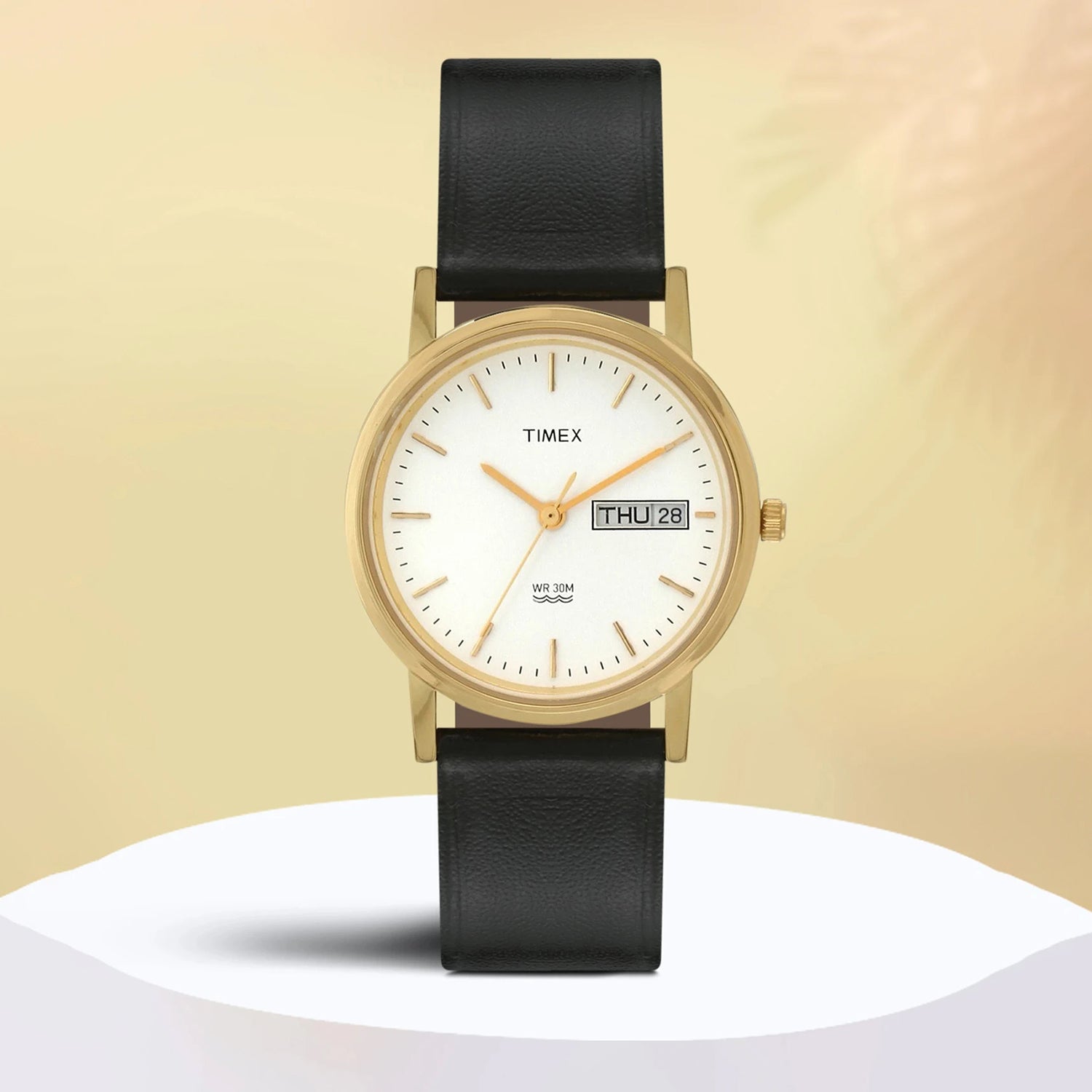 Trendline Men Quartz Dial Analog Leather Watch A500