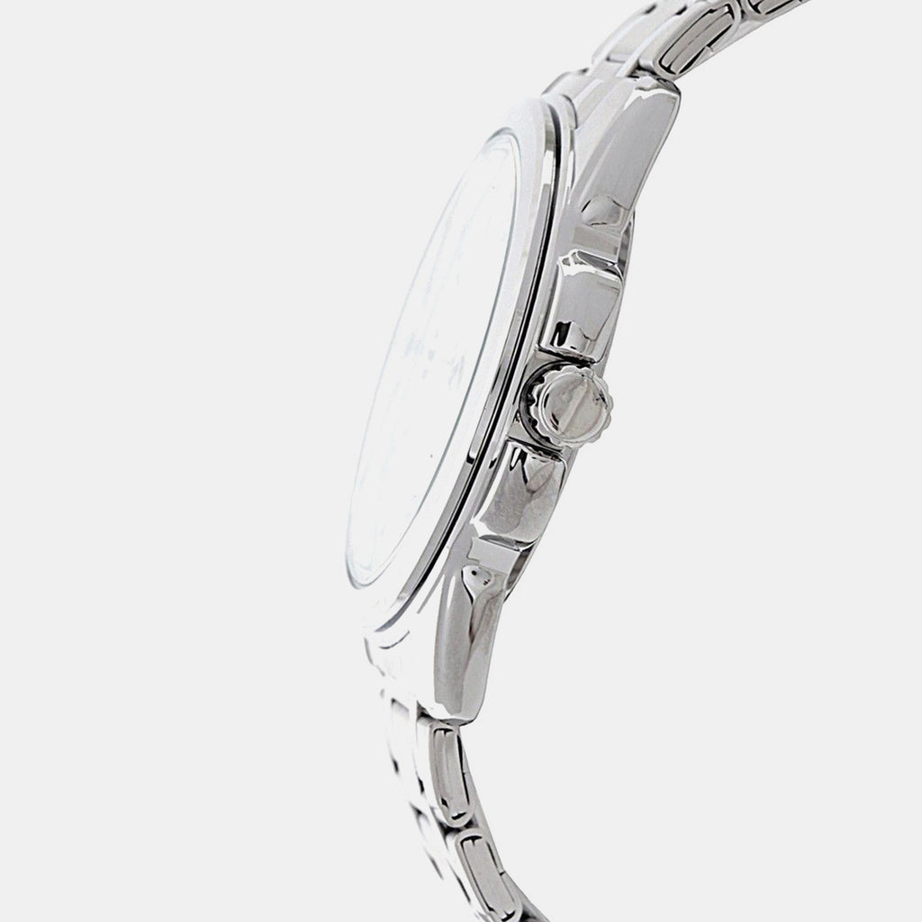 Enticer Men Quartz White Dial Analog Stainless Steel Watch A552