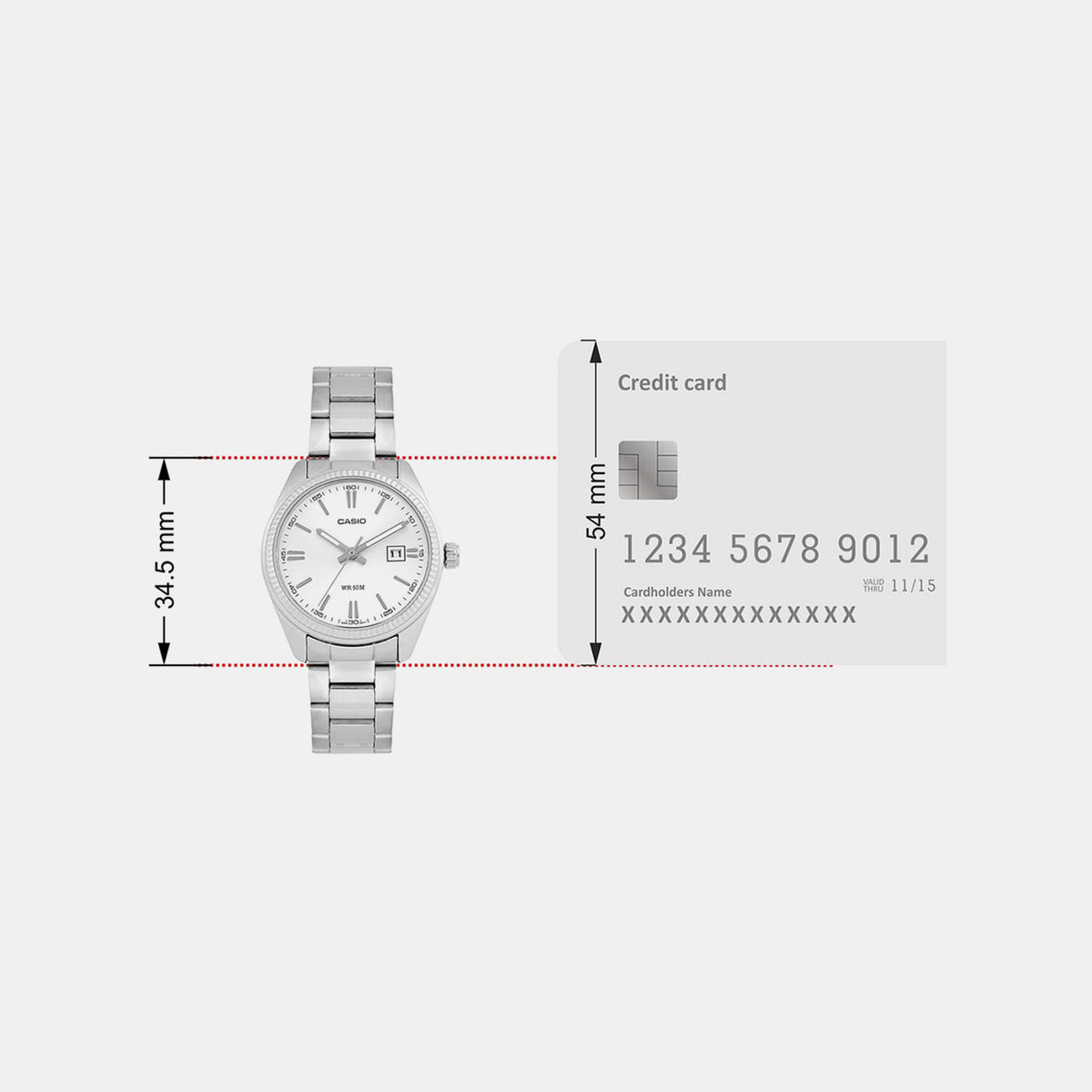 Enticer Women Quartz White Dial Analog Stainless Steel Watch A758
