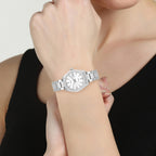 Enticer Women Quartz White Dial Analog Stainless Steel Watch A758