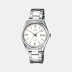 Enticer Women Quartz White Dial Analog Stainless Steel Watch A758