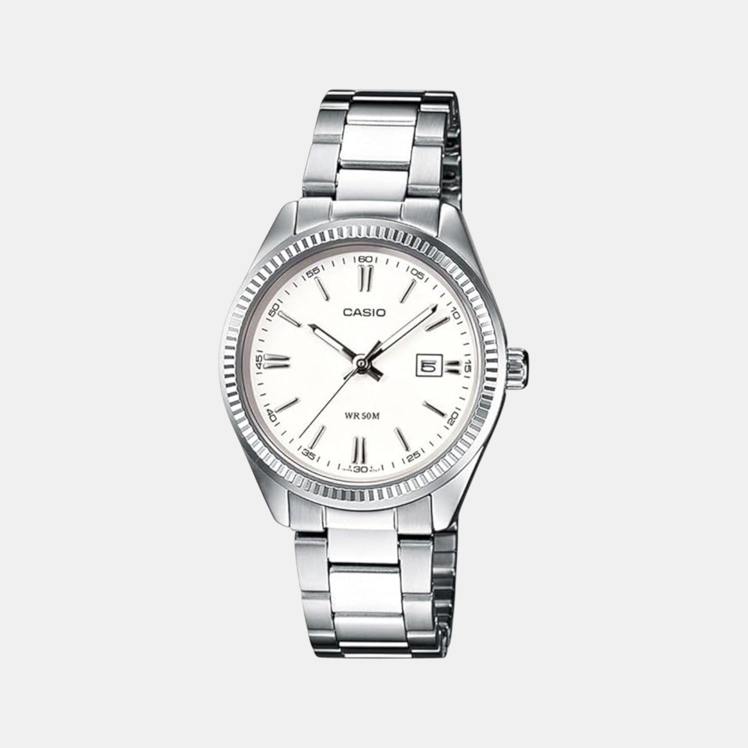 Enticer Women Quartz White Dial Analog Stainless Steel Watch A758