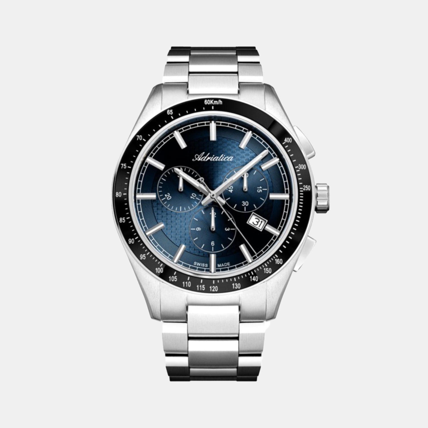Adriatica Men Quartz Blue Dial Chronograph Stainless Steel Watch A8245.5115CH-1