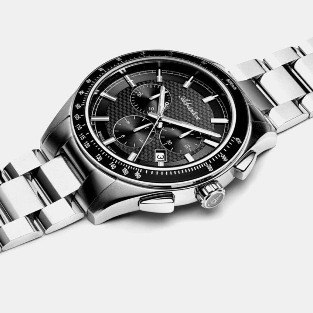 Men Quartz Grey Dial Chronograph Stainless Steel Watch A8245.5116CH
