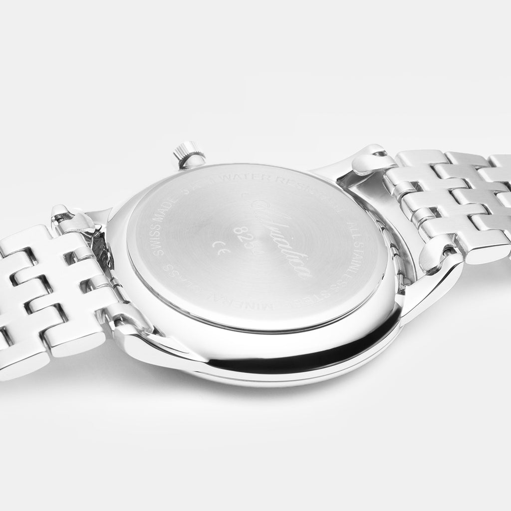 Men Quartz Grey Dial Analog Stainless Steel Watch A8254.5157Q