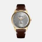 Adriatica Men Quartz Grey Dial Analog Leather Watch A8264.1217Q-1