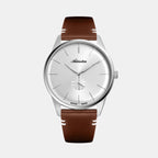 Adriatica Men Quartz Silver Dial Analog Leather Watch A8264.5213Q-1