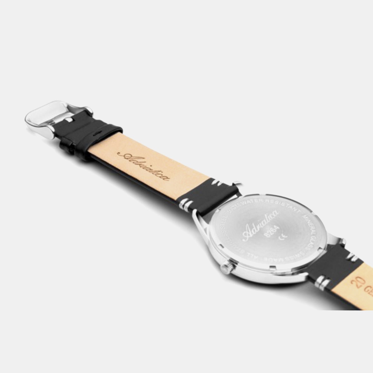 Premiere Men Quartz Grey Dial Analog Leather Watch A8264.5256XLQ