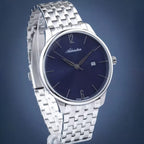 Men Quartz Blue Dial Analog Stainless Steel Watch A8269.5155Q