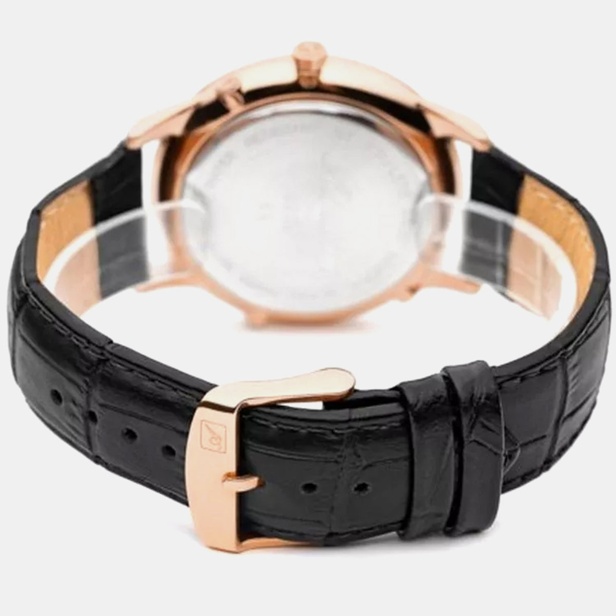 Moonphase Men Quartz Black Dial Multi-Function Leather Watch A8269.9256QF