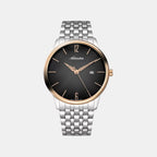 Men Quartz Grey Dial Analog Stainless Steel Watch A8269.R156Q