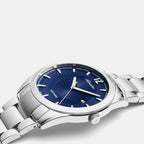 Premiere Men Quartz Blue Dial Analog Stainless Steel Watch A8301.5155Q