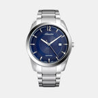 Premiere Men Quartz Blue Dial Analog Stainless Steel Watch A8306.5115Q