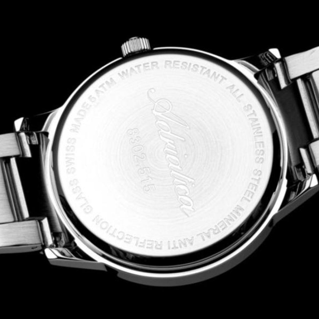 Premiere Men Quartz Silver Dial Analog Stainless Steel Watch A8302.5113Q