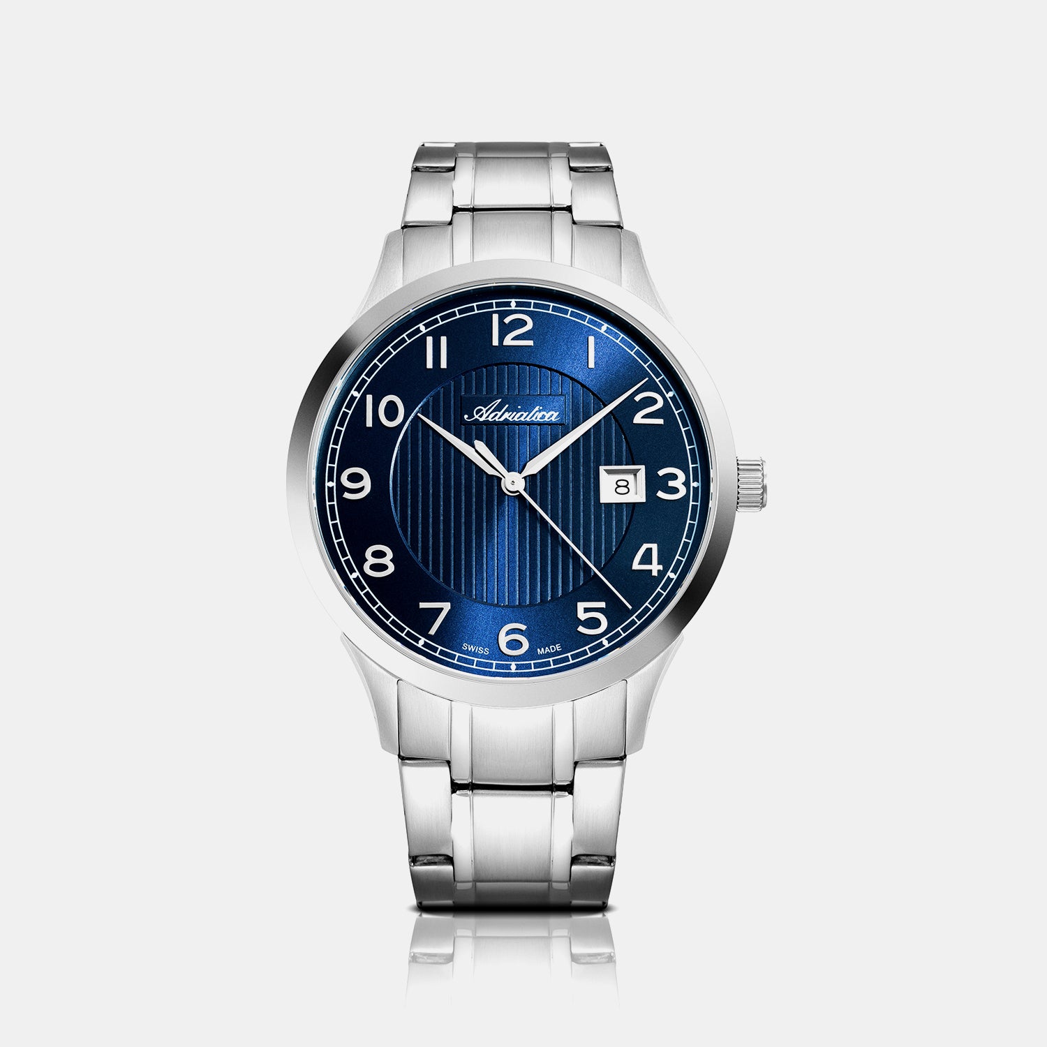 Premiere Men Quartz Blue Dial Analog Stainless Steel Watch A8316.5125Q