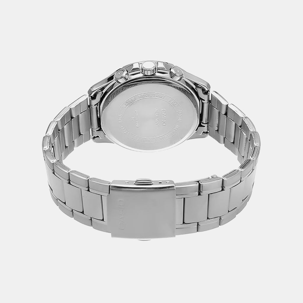 Enticer Men Quartz Black Dial Chronograph Stainless Steel Watch A832