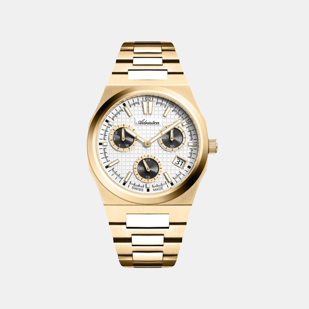 Men Quartz Silver Dial Multi-function Stainless Steel Watch A8326.1113QF